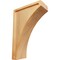 Ekena Millwork 3"W x 6 1/2"D x 10"H Large Lawson Wood Corbel, Red Oak CORW03X06X10LWRO - alternate 1
